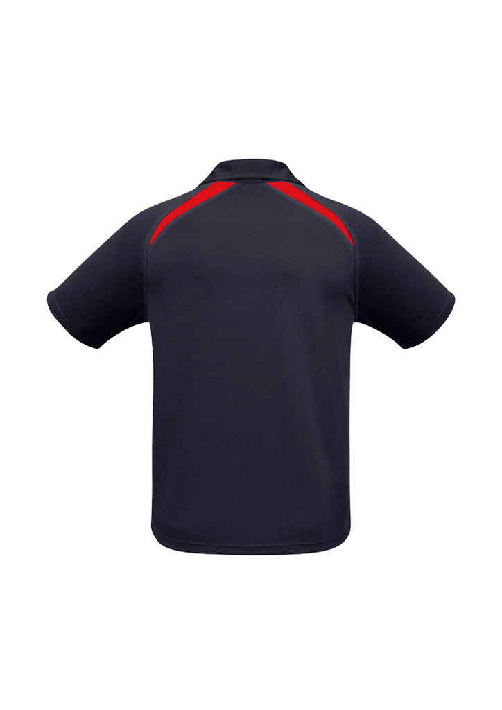 Biz Collection Mens Splice S/S Polo- (P7700)