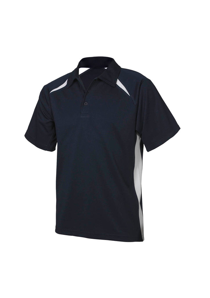 Biz Collection Mens Splice S/S Polo- (P7700)