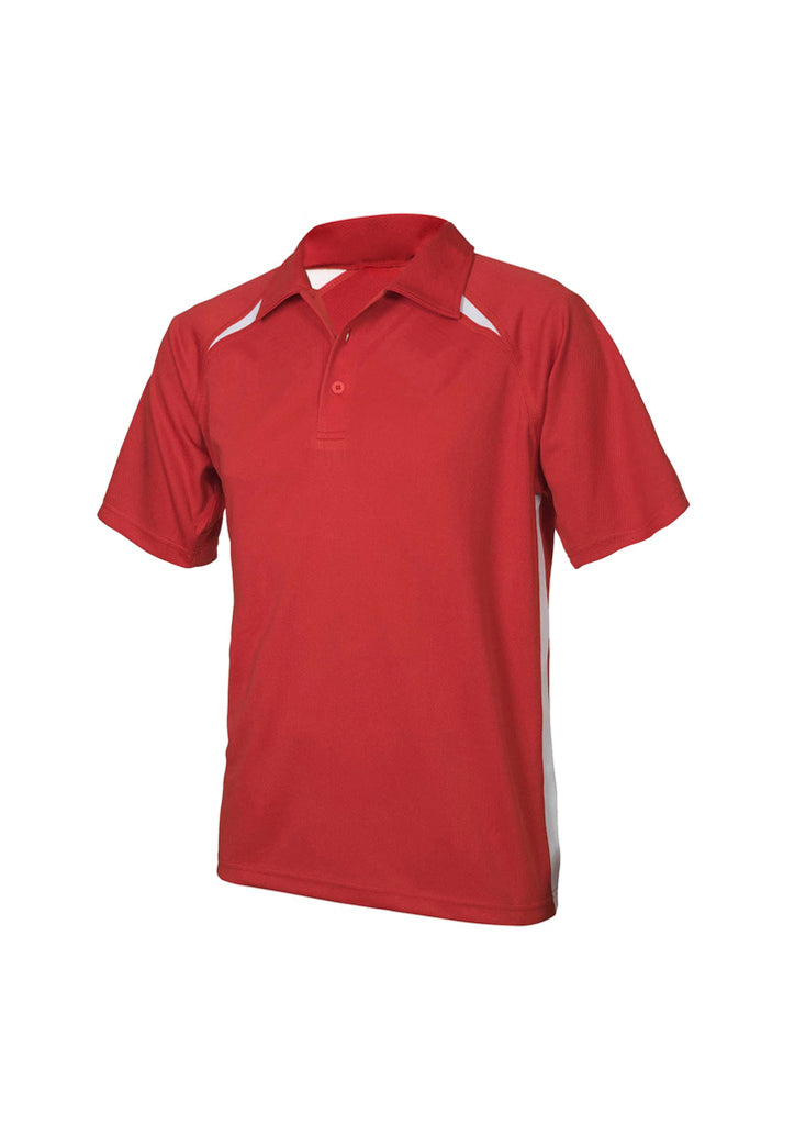 Biz Collection Mens Splice S/S Polo- (P7700)