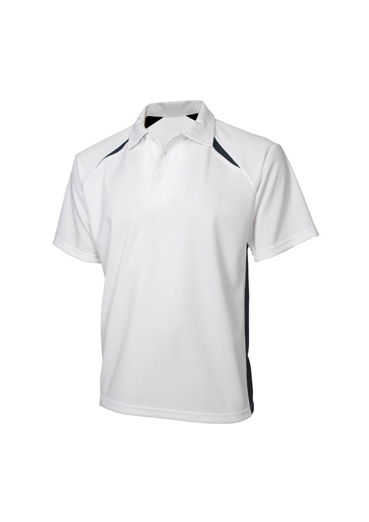 Biz Collection Mens Splice S/S Polo- (P7700)