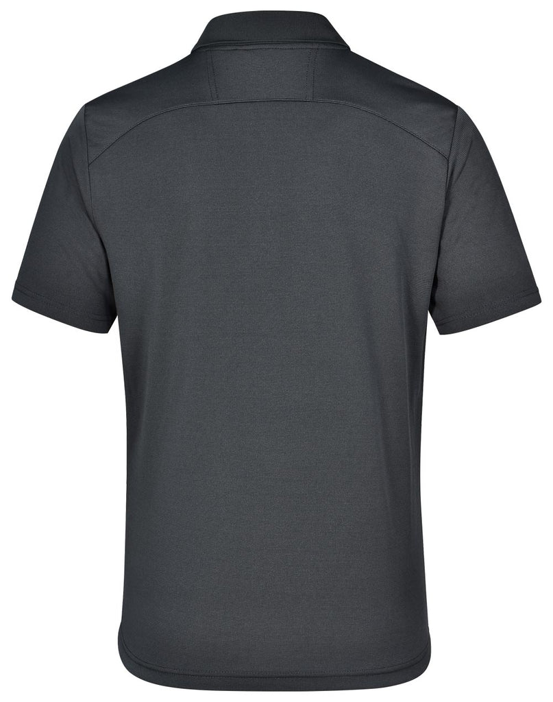 Winning Spirit Men's Breathable Bamboo Charcoal Short Sleeve Polo-(PS59)