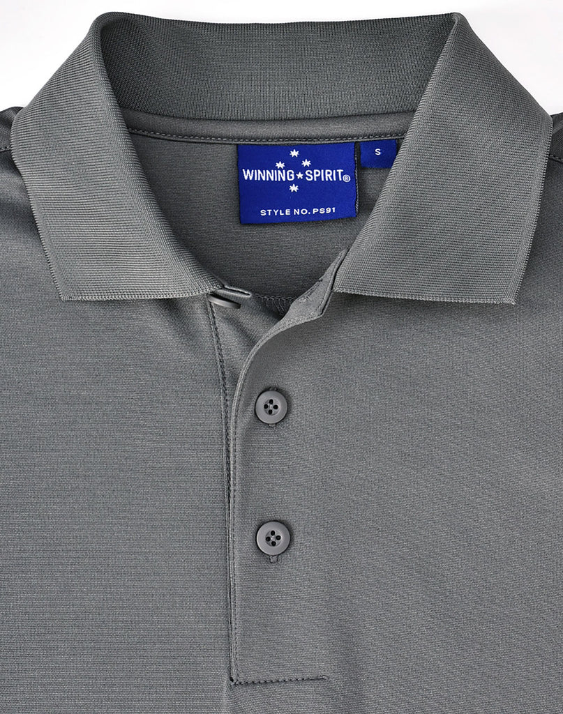 Winning Spirit Men's Sustainable Poly/Cotton Corporate SS Polo (PS91)