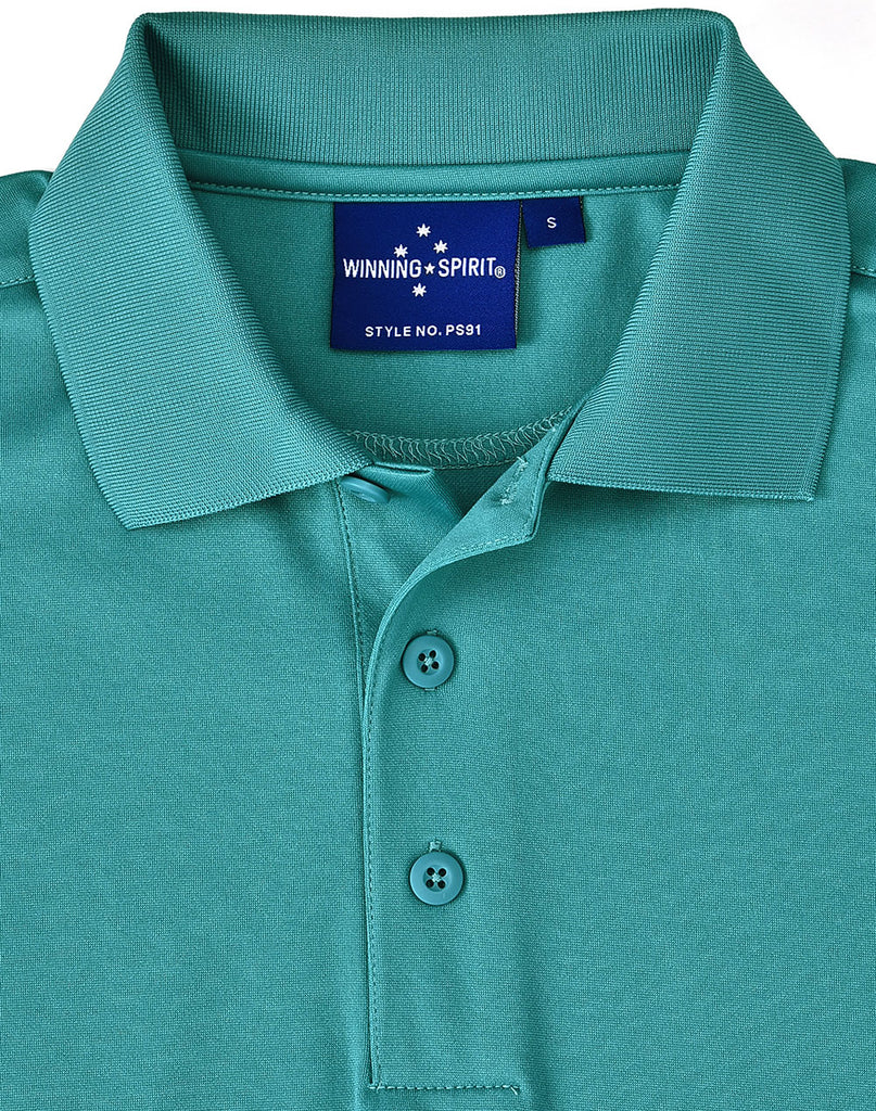 Winning Spirit Men's Sustainable Poly/Cotton Corporate SS Polo (PS91)