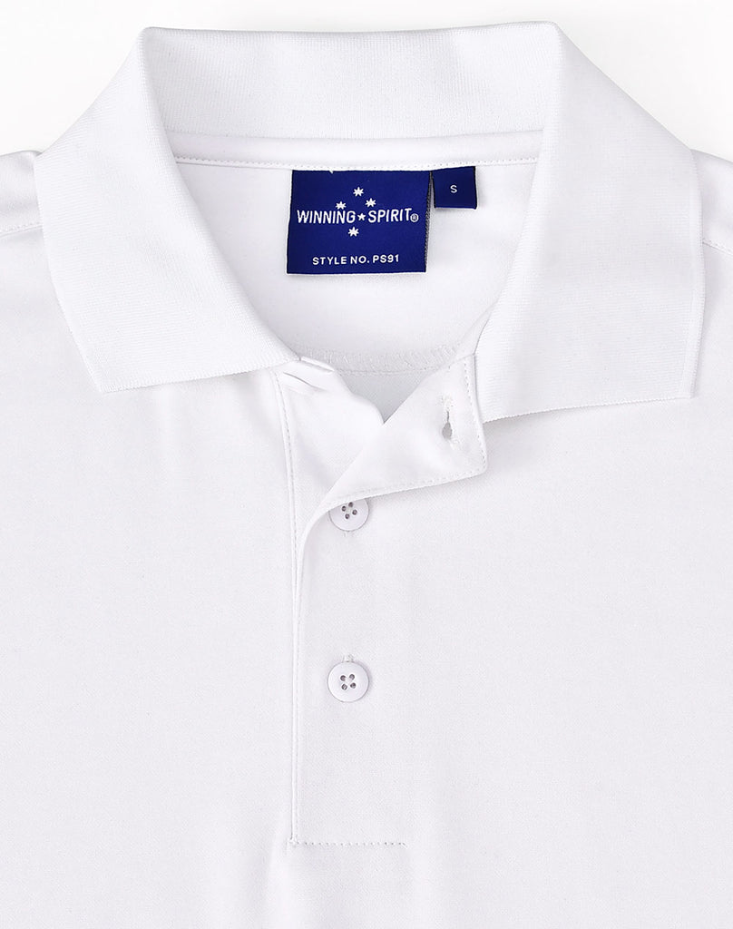 Winning Spirit Men's Sustainable Poly/Cotton Corporate SS Polo (PS91)