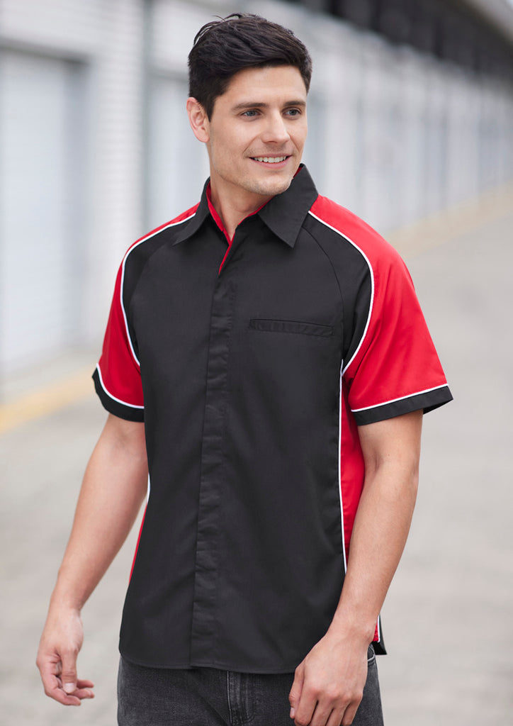 Biz Collection Mens Nitro S/S Shirt (S10112)