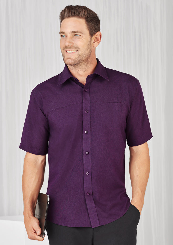 Biz Collection Mens Plain Oasis S/S Shirt (SH3603)