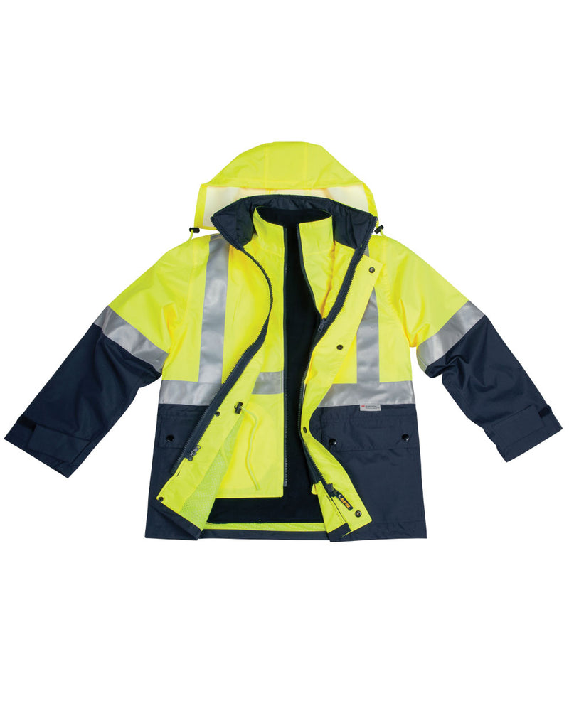 Winning Spirit  Hi Vis 3 in 1 vest and  jacket (SW20A)