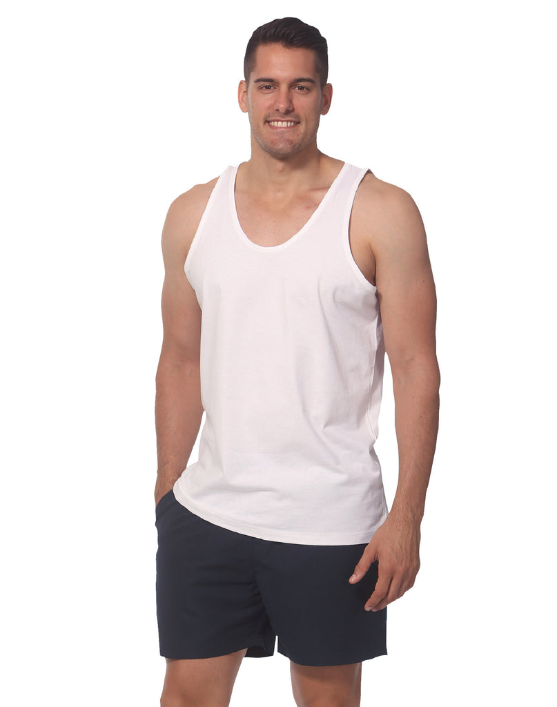 Winning Spirit Men's Trainer's Cotton Singlet  (TS18)