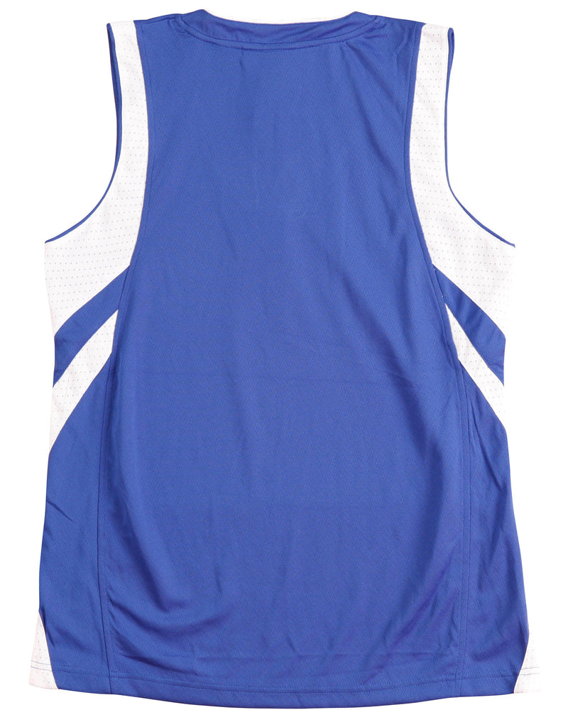 Winning Spirit Adults' CoolDry Basketball Contrast Colour Singlet (TS83)