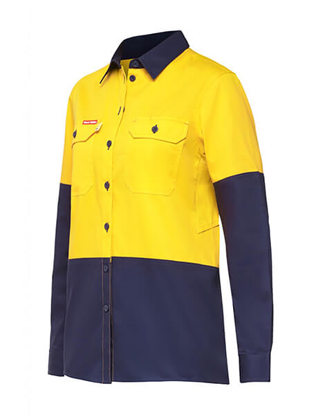 Hard Yakka Koolgear WM Ventilated LS Hi vis Shirt (Y08225)