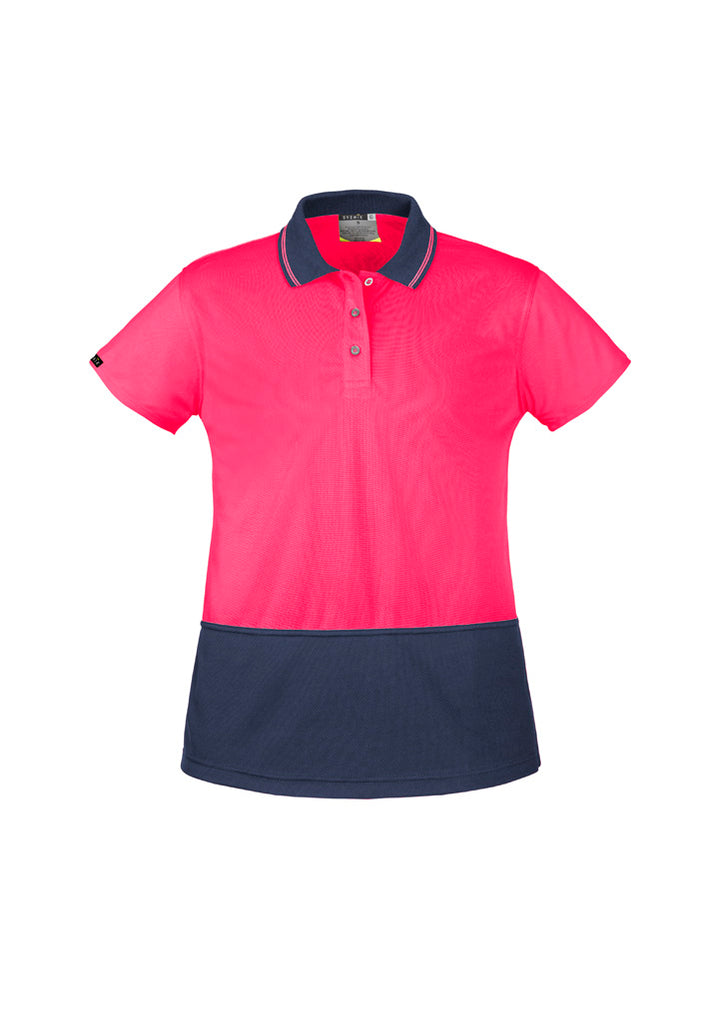 Syzmik Womens Hi Vis Basic Short Sleeve Polo (ZH731)