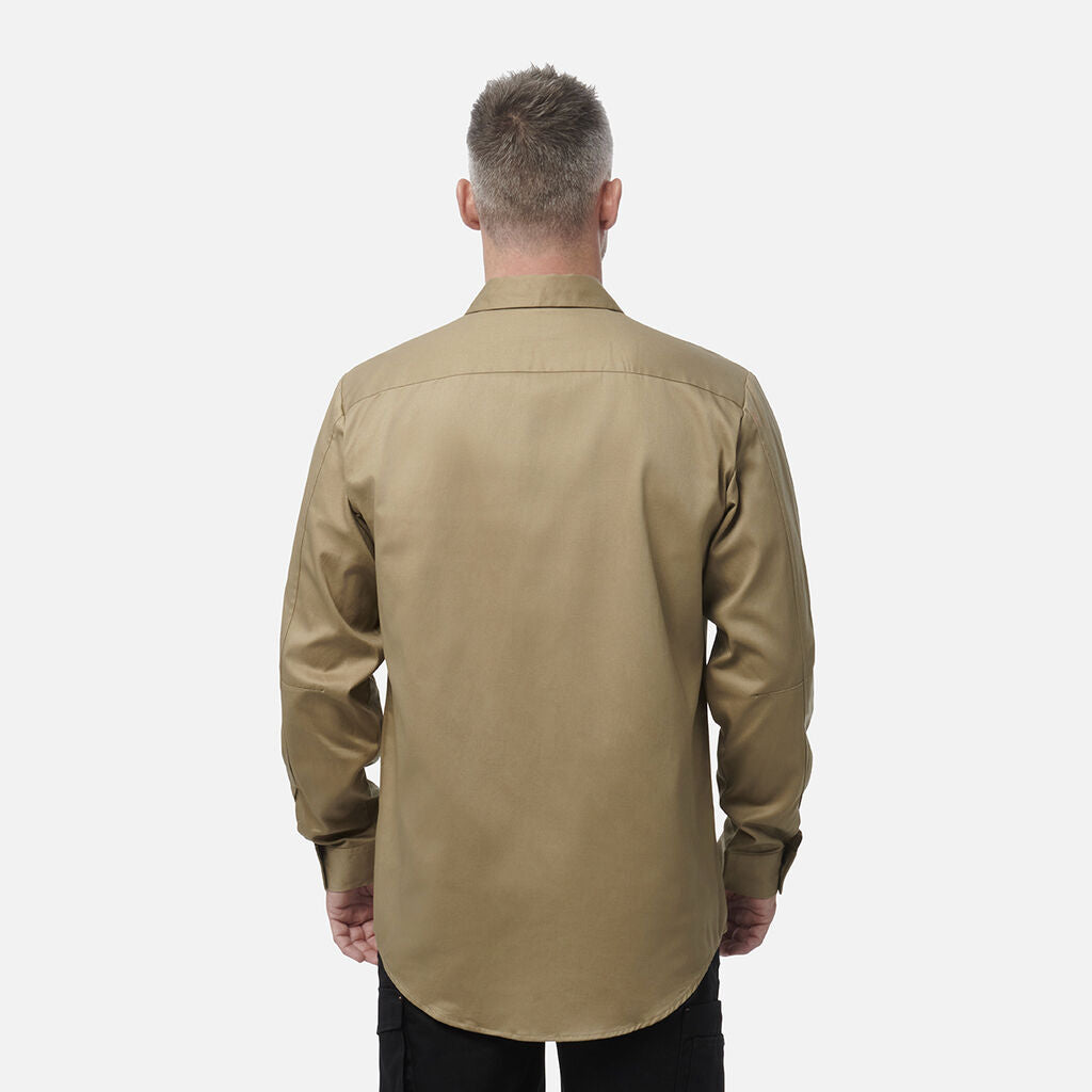 King Gee Long Sleeve Open Front Drill Shirt (K04010)