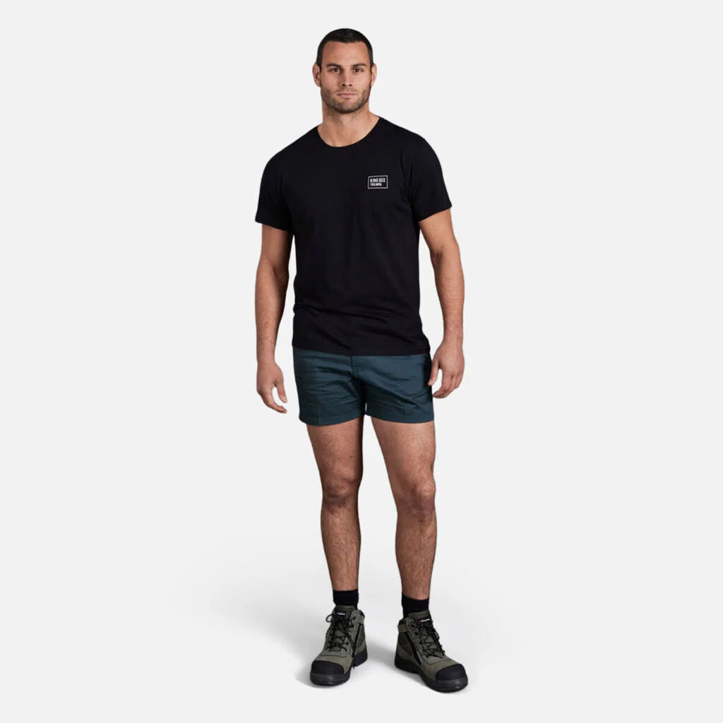 King Gee Originals Side Tab Cotton Drill Work Shorts (K07010)