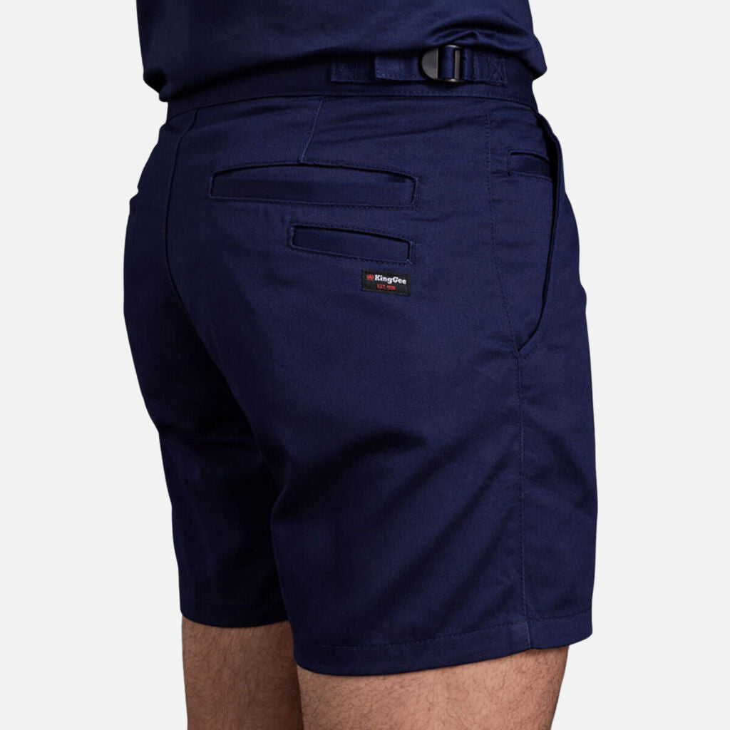 King Gee Originals Side Tab Cotton Drill Work Shorts (K07010)