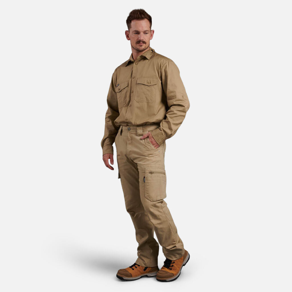 King Gee Tradies Canvas Cargo Work Pants (K13280)