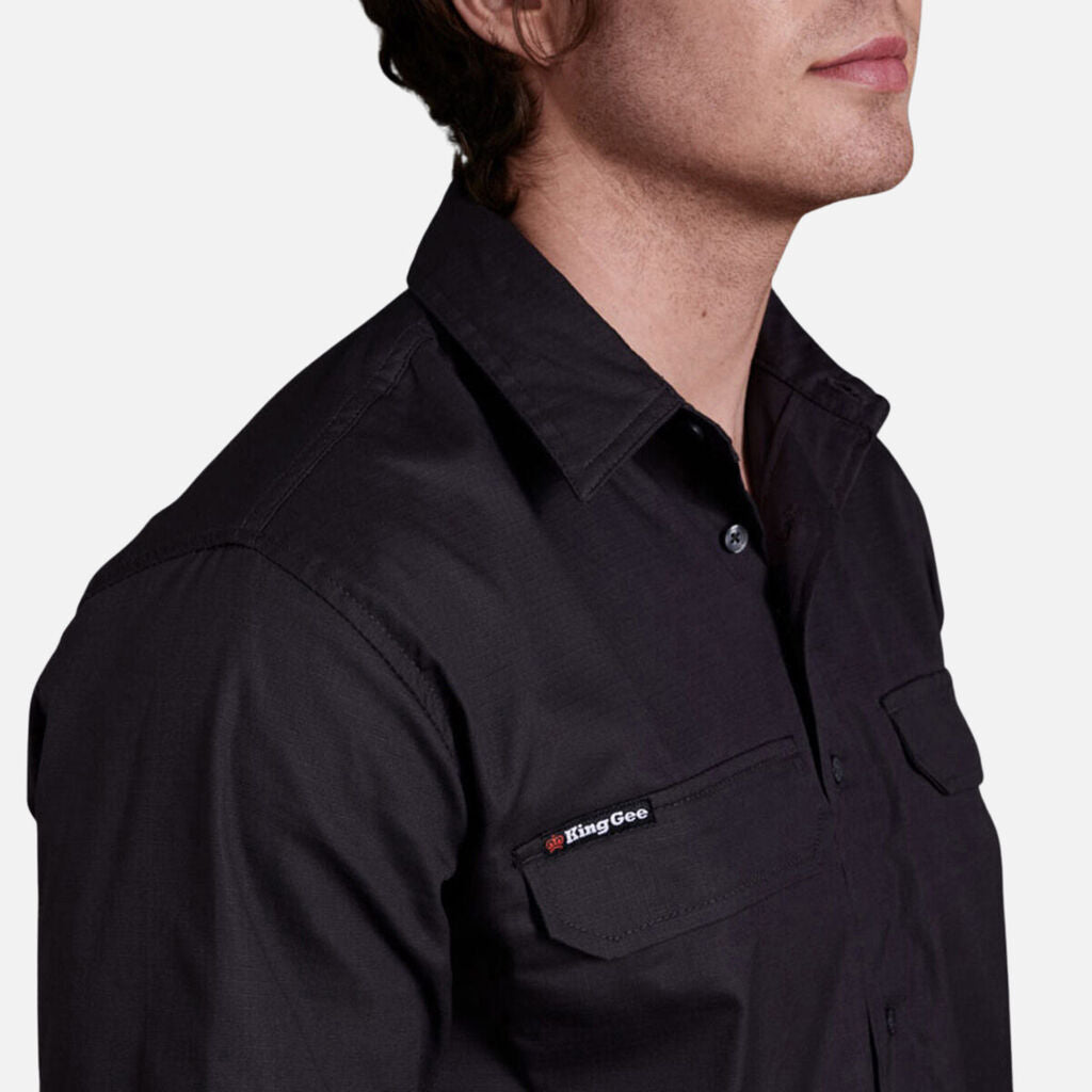 King Gee Workcool Pro Stretch Long Sleeve Work Shirt (K14021)