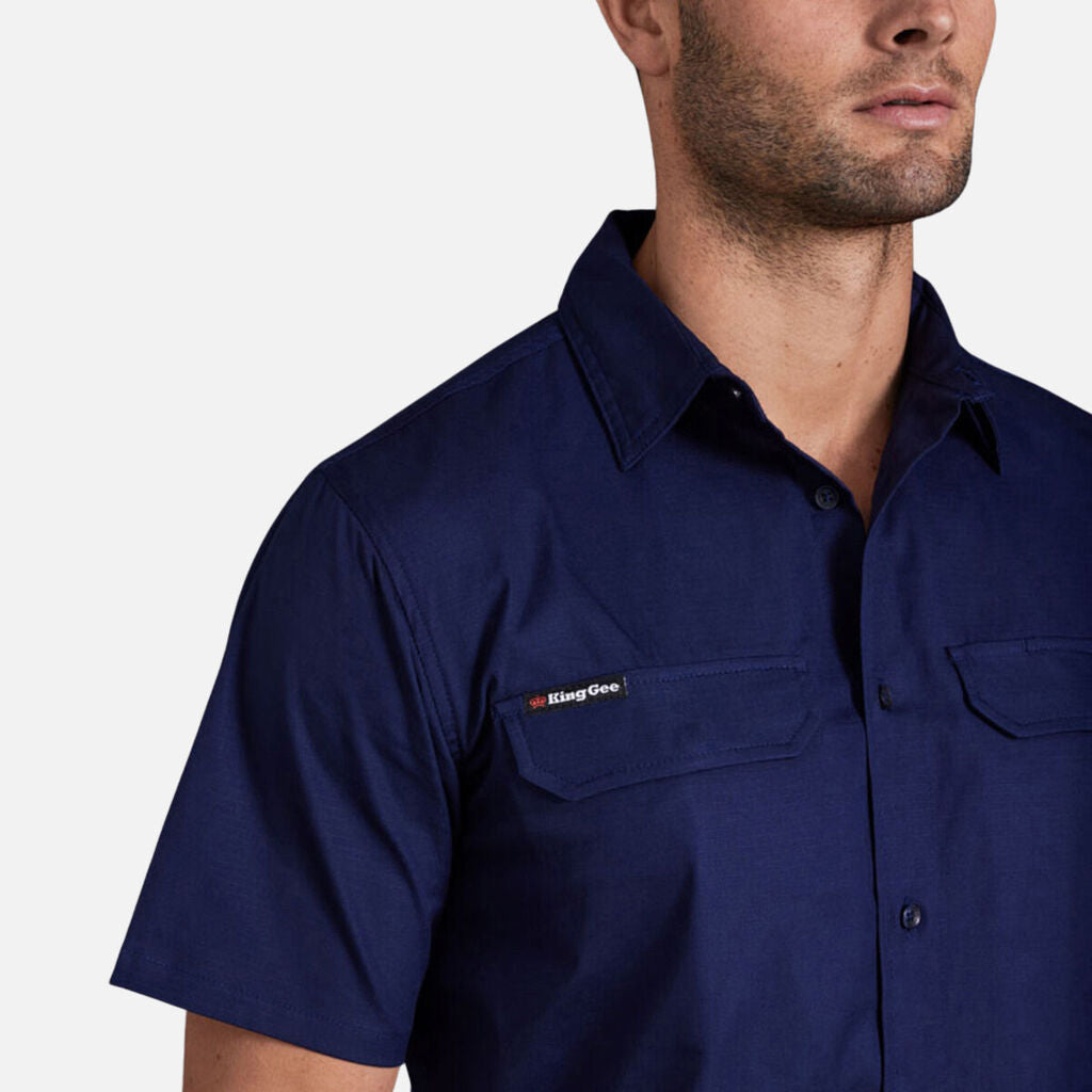 King Gee Workcool Pro Stretch Short Sleeve Work Shirt (K14022)