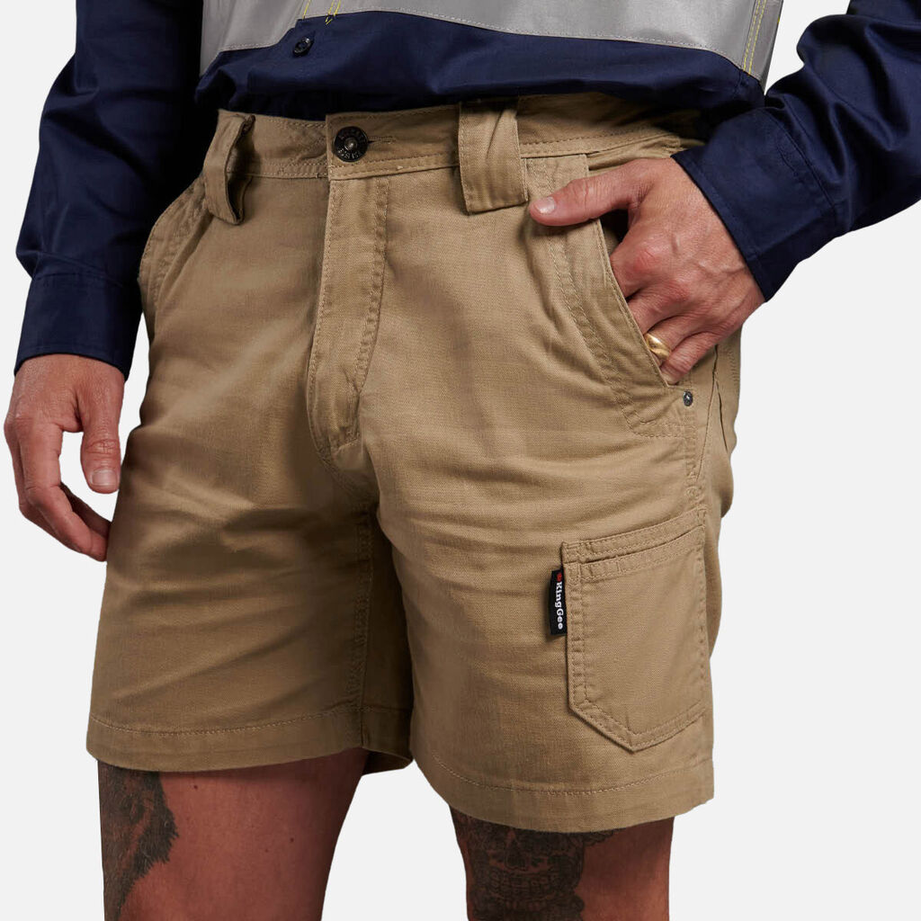 King Gee Tradies Summer Lightweight Cargo Short Shorts (K17330)