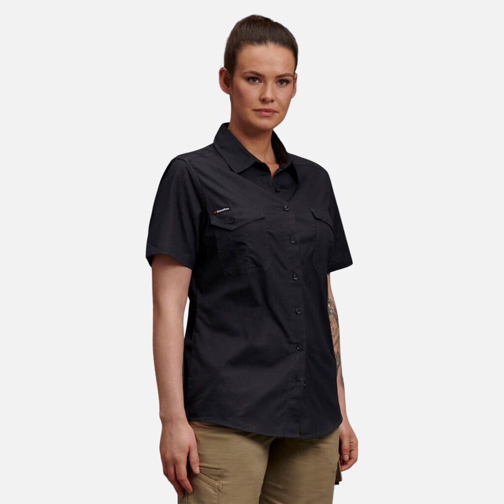 King Gee Women's Workcool 2 Lightweight Short Sleeve Work Shirt (K44205)