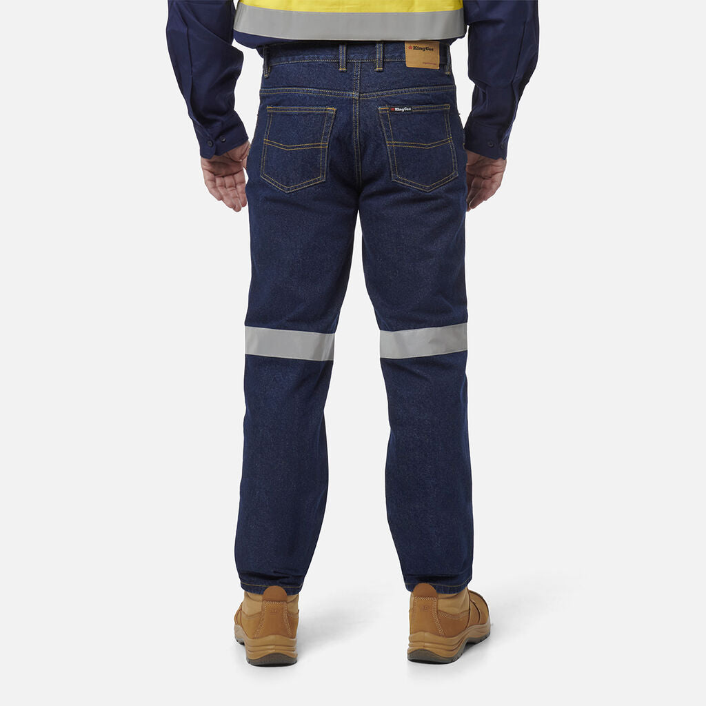 King Gee Reflective Denim Work Jeans (K53030)