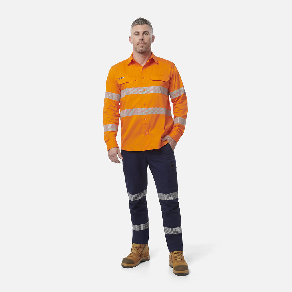 King Gee Workcool Pro Hi-Vis Stretch Reflective Work Shirt (K54031)