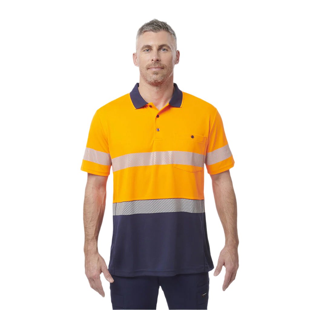 King Gee Workcool Hyperfreeze Hi-Vis Reflective Short Sleeve Polo (K54215 )