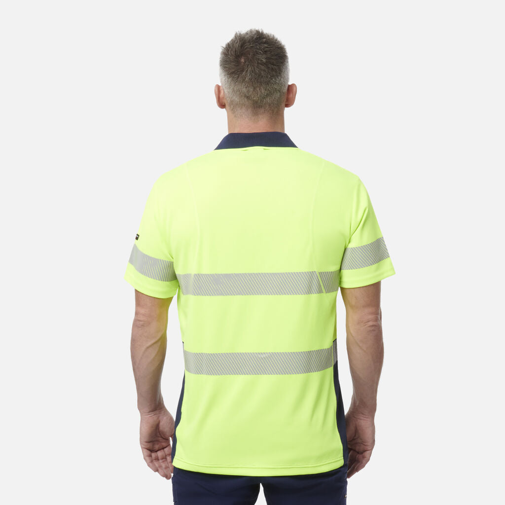 King Gee Workcool Hyperfreeze Hi-Vis Reflective Short Sleeve Polo (K54215 )