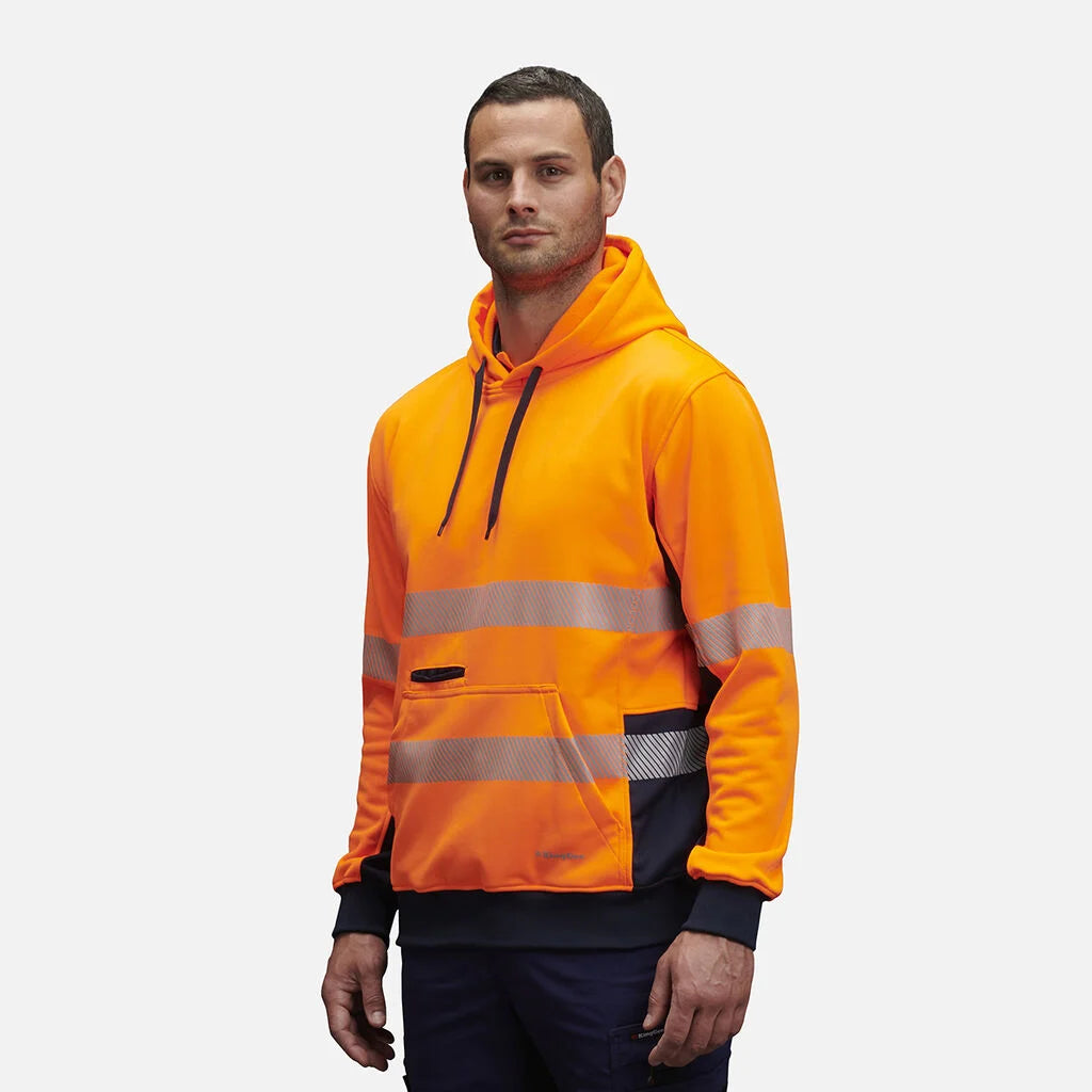 King Gee Hi-Vis Reflective Pullover Hoodie (K55054)