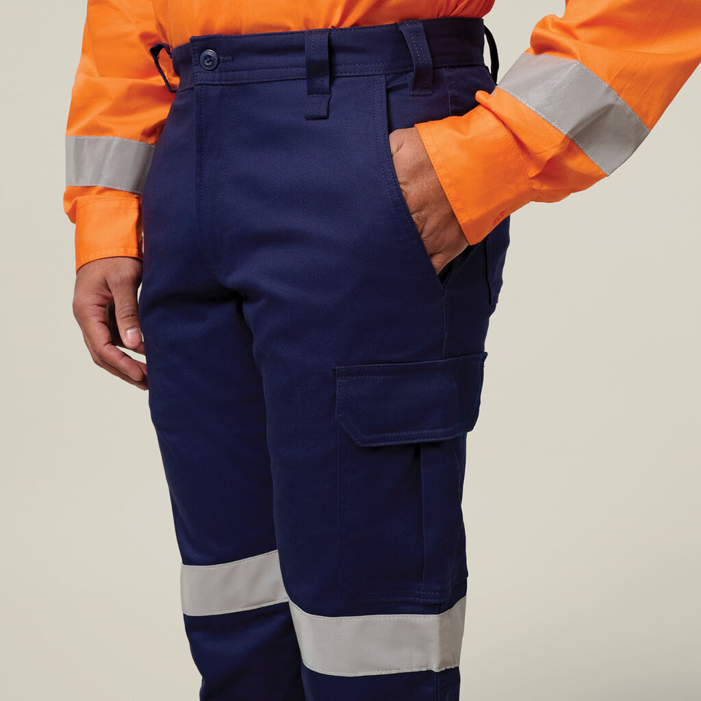 Hard Yakka Cargo Cuffed Pant With Tape (Y02411)