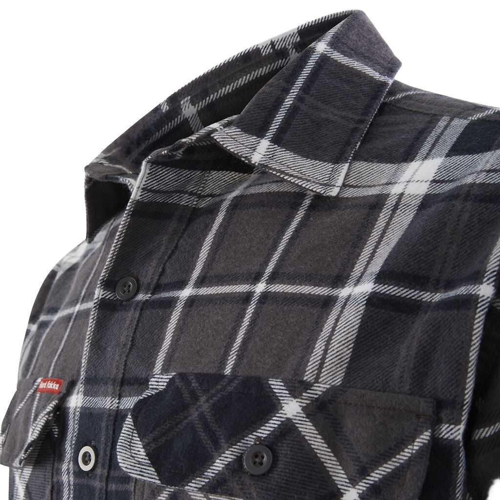 Hard Yakka Core Long Sleeve Closed Front Check Flannel Shirt (Y04006)