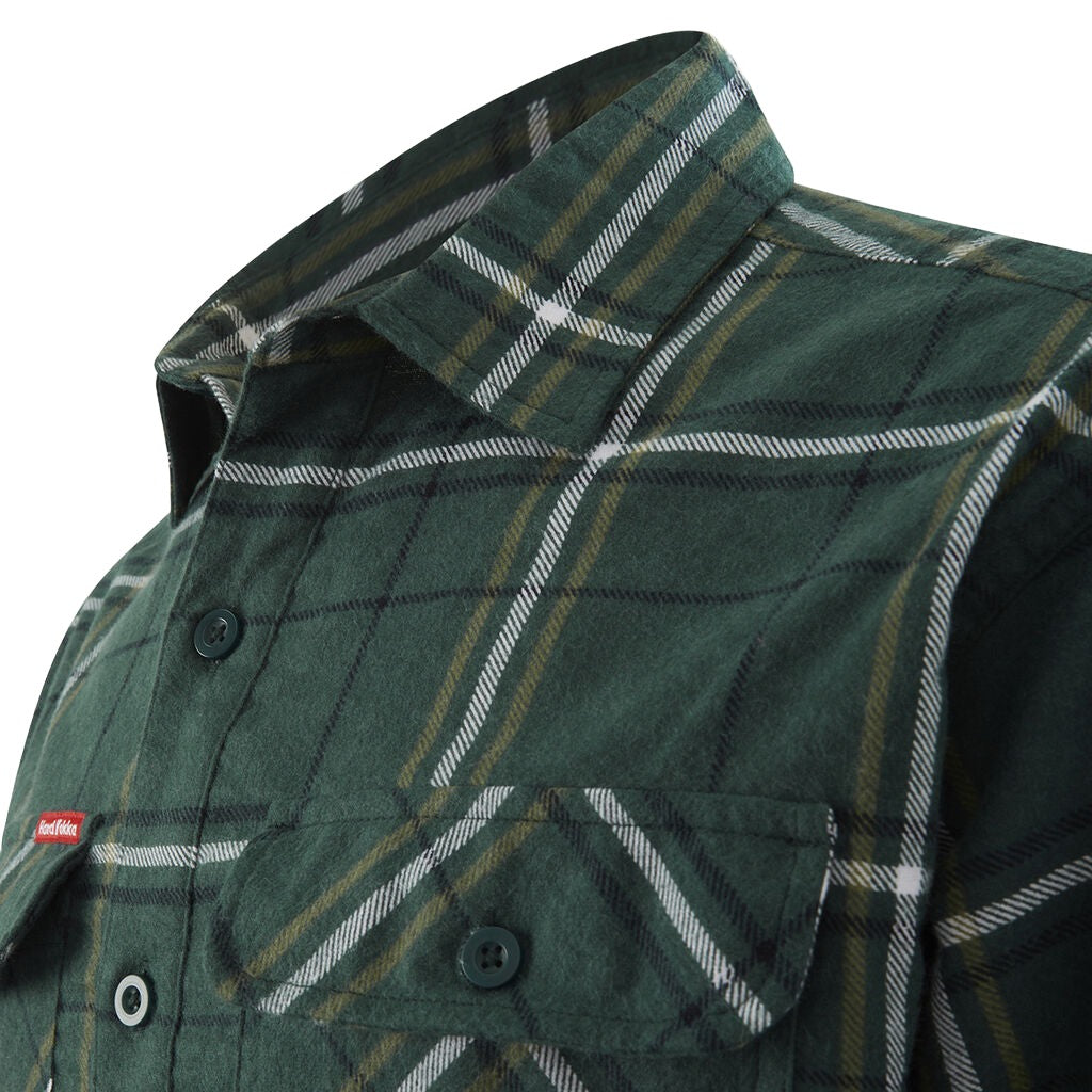 Hard Yakka Core Long Sleeve Closed Front Check Flannel Shirt (Y04006)