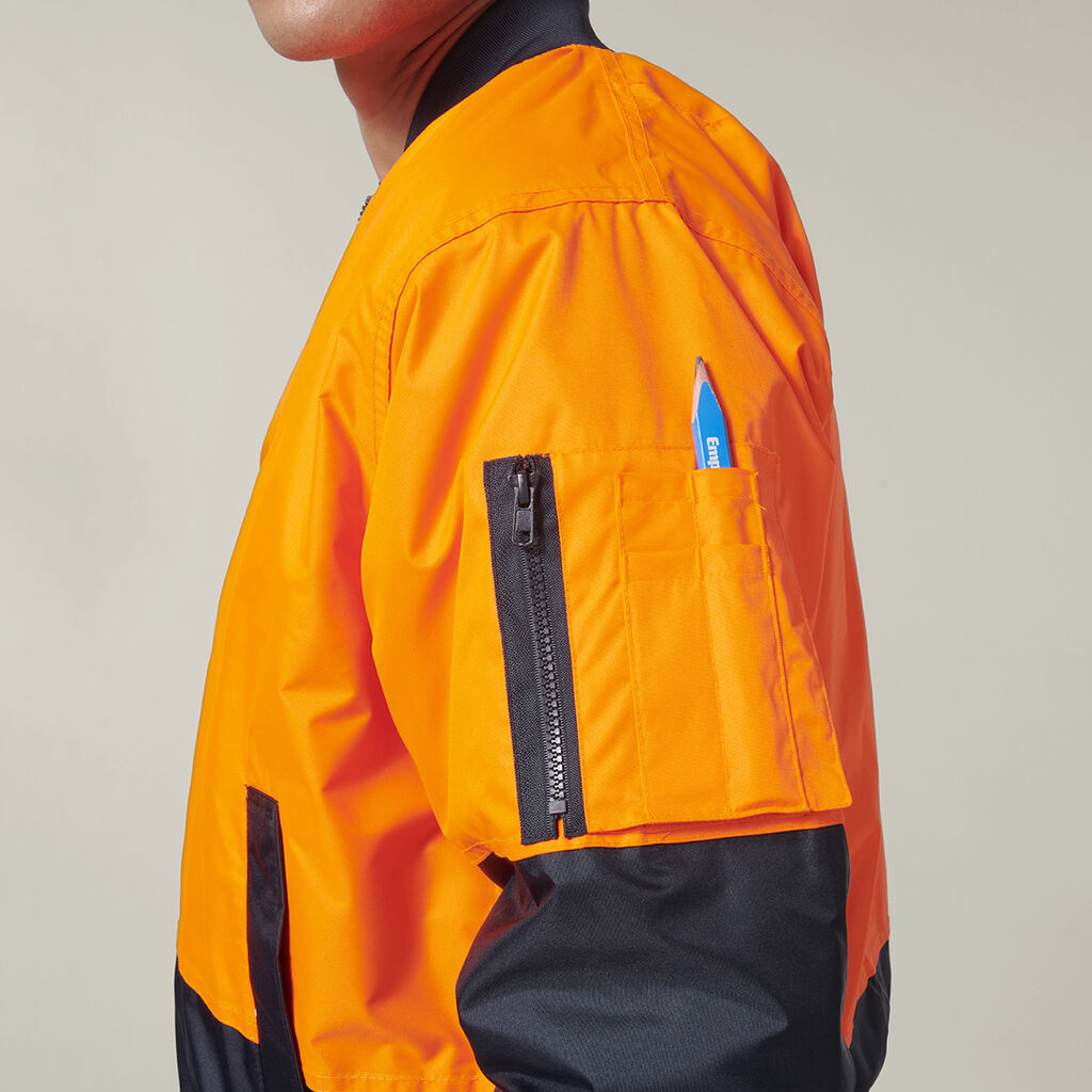 Hard Yakka Hi-Visibility 2Tone Bomber Jacket (Y06670)