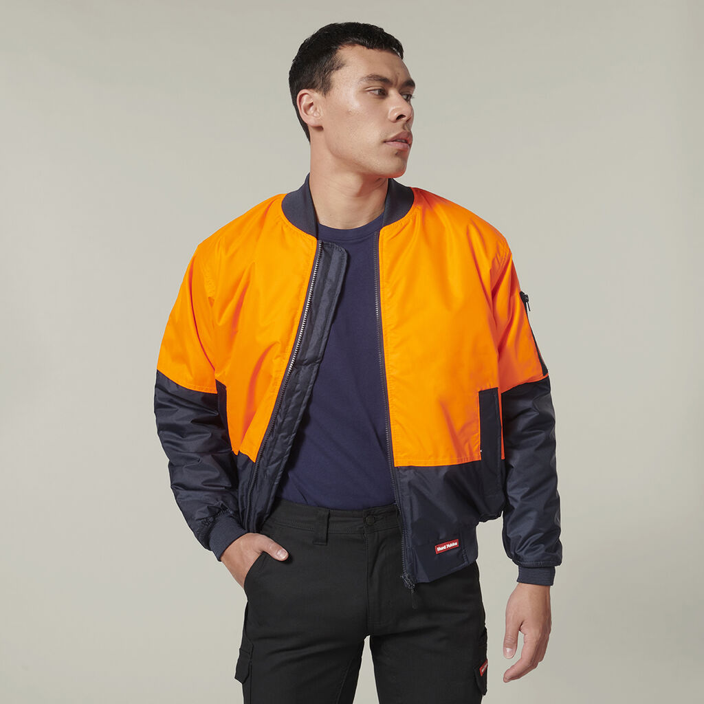 Hard Yakka Hi-Visibility 2Tone Bomber Jacket (Y06670)