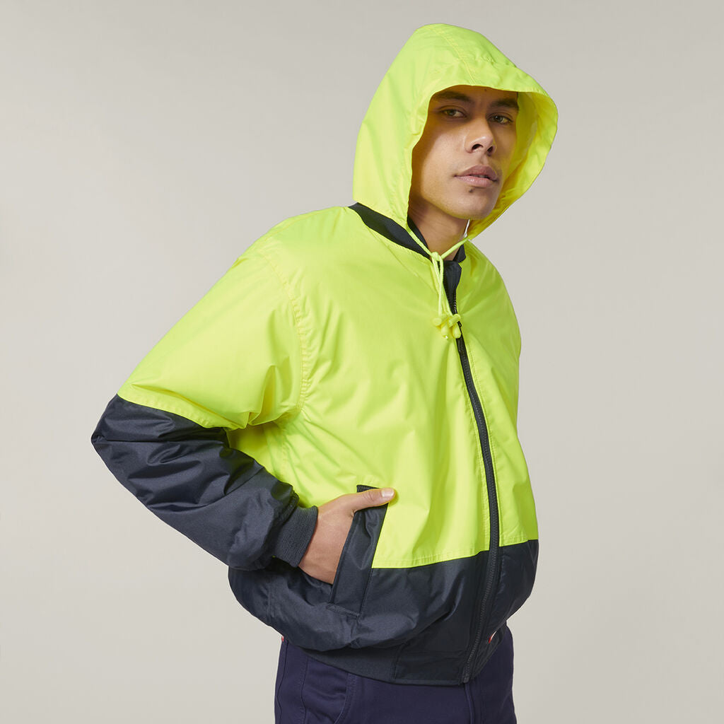 Hard Yakka Hi-Visibility 2Tone Bomber Jacket (Y06670)