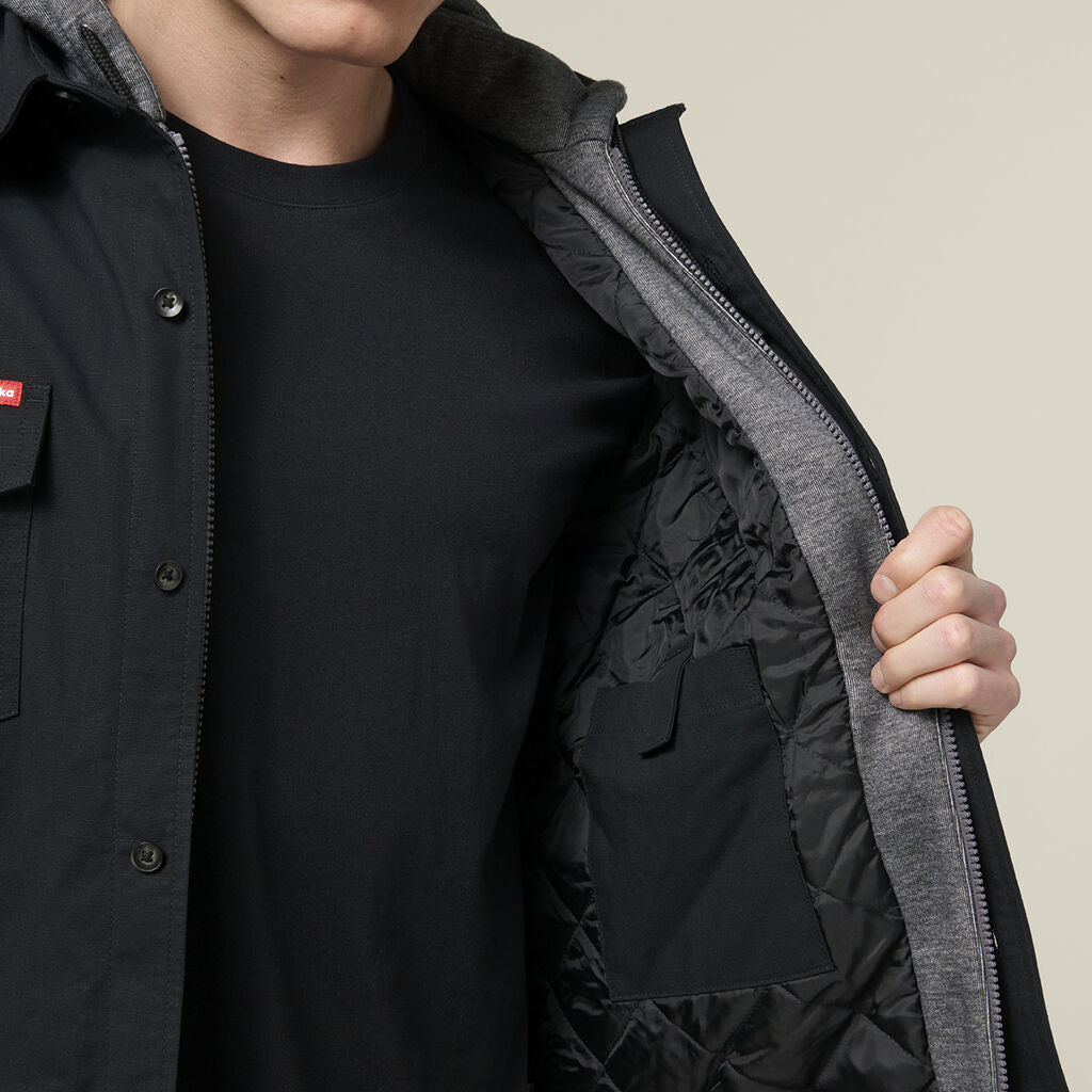 Hard Yakka Quilted Solid Shacket (Y06691)