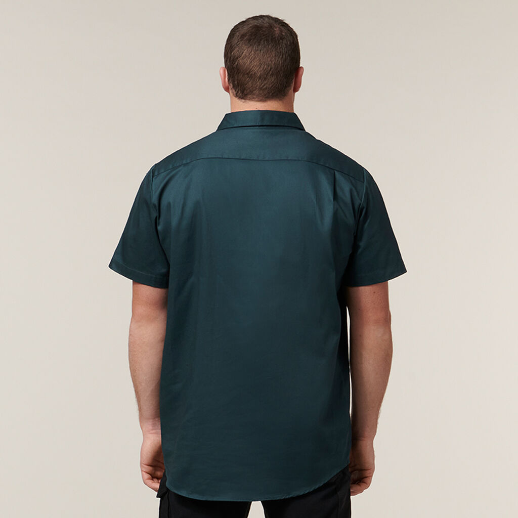 Hard Yakka Cotton Drill Shirt Closed Front Short Sleeve (Y07540)