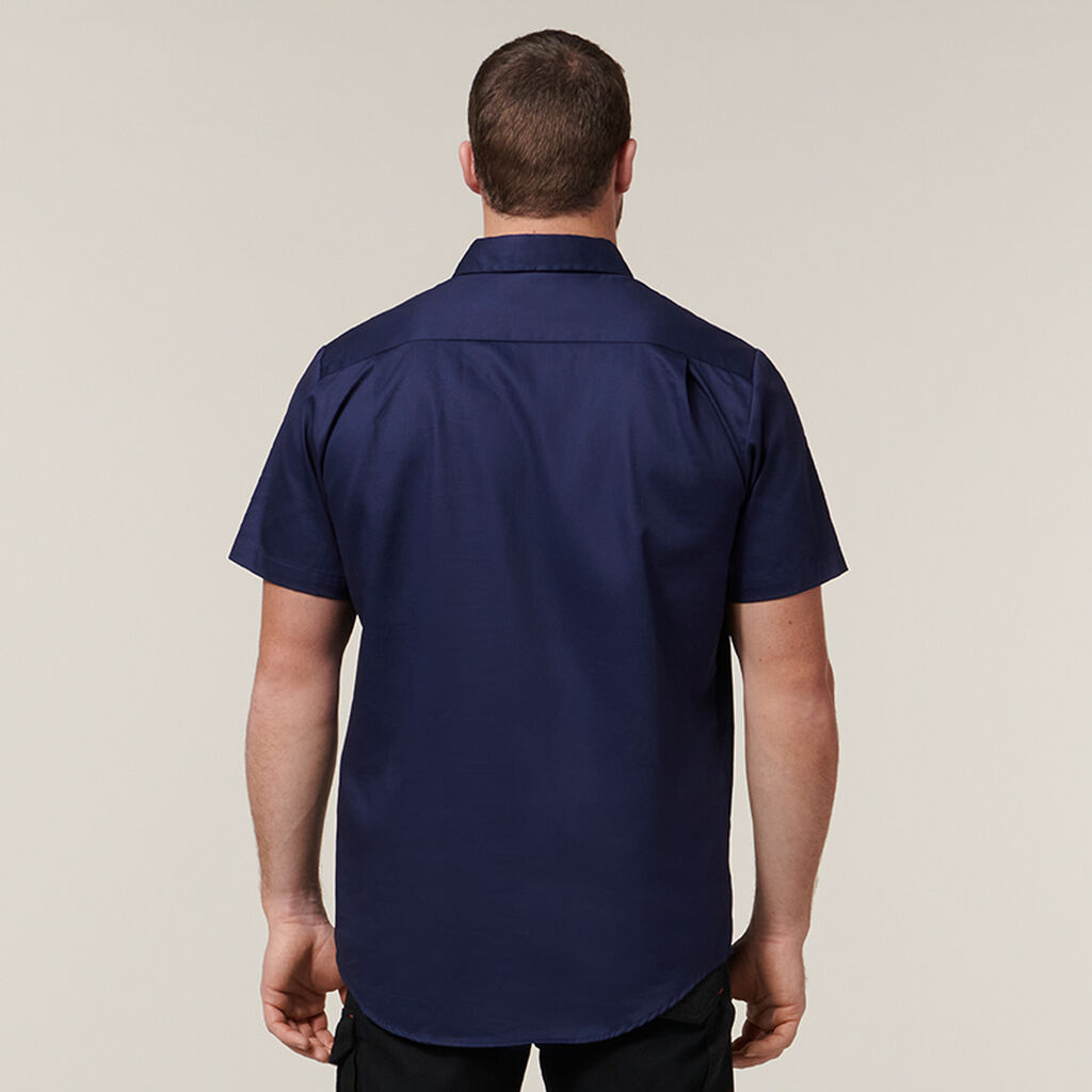 Hard Yakka Cotton Drill Shirt Closed Front Short Sleeve (Y07540)