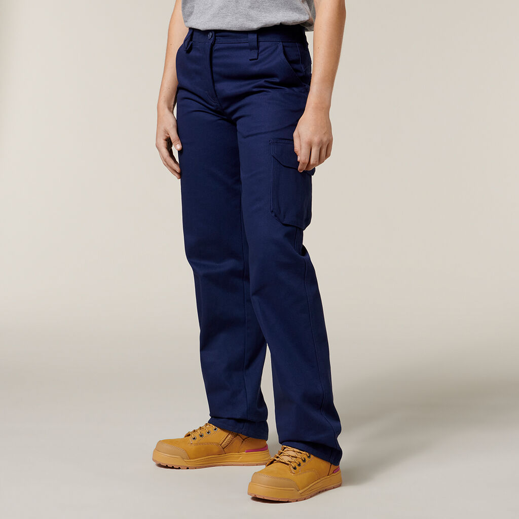 Hard Yakka Women's Cotton Drill Cargo Pant (Y08850)