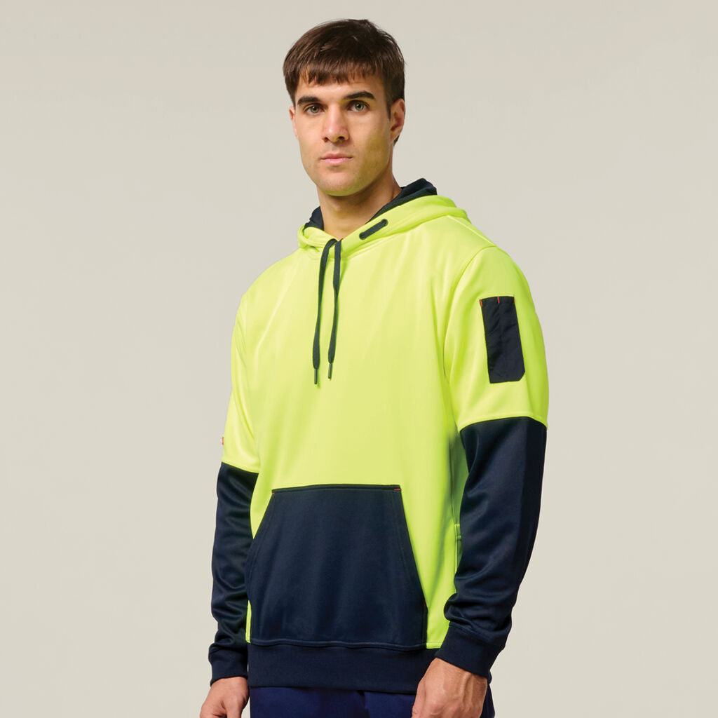 Hard Yakka Hi-vis 2 Tone Fleece Hoodie (Y19325)