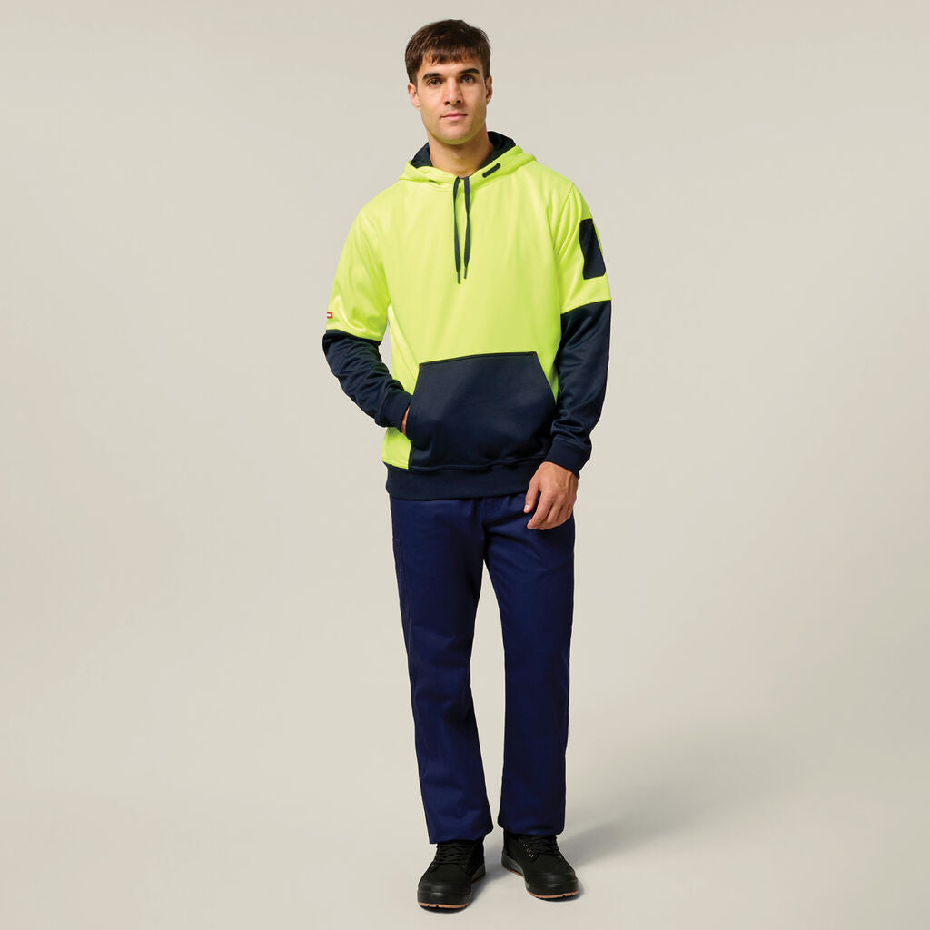 Hard Yakka Hi-vis 2 Tone Fleece Hoodie (Y19325)