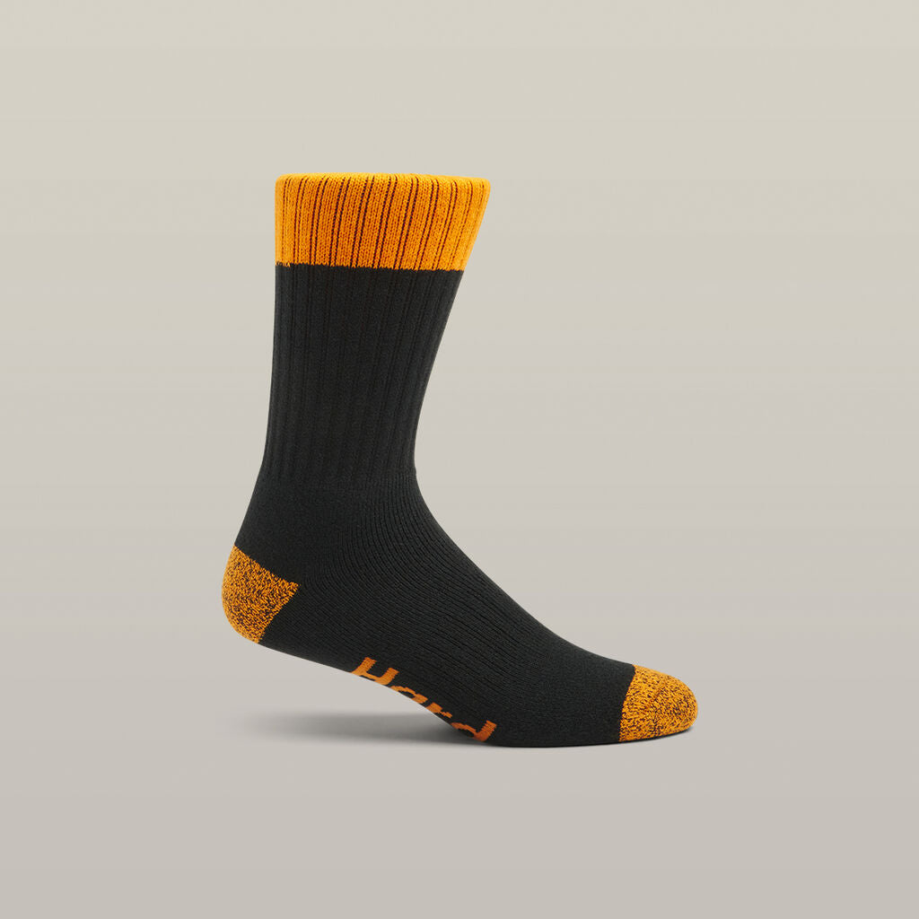 Hard Yakka Core Hi Vis Work Crew Sock - 3 Pack (Y20014)