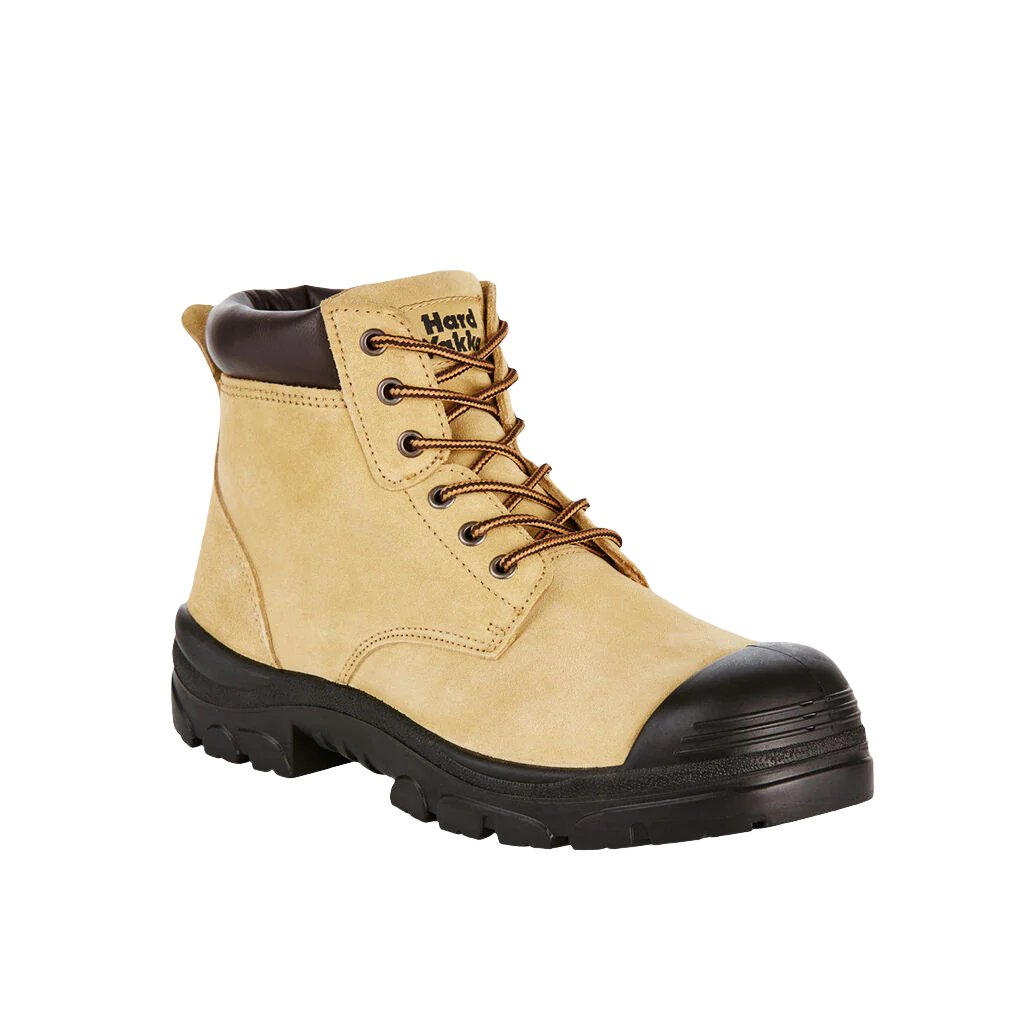 Hard Yakka Gravel Lace Up Steel Toe Safety Boot - Sand (Y60085)