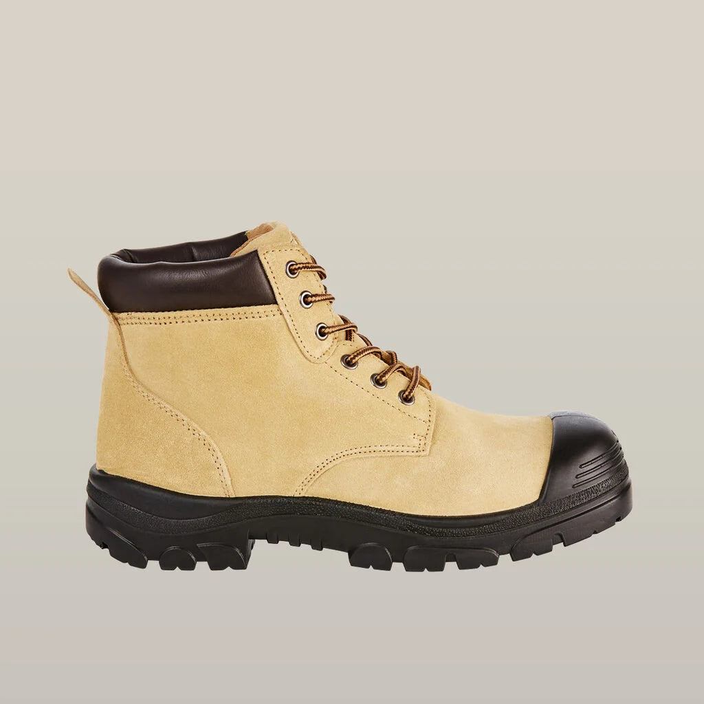 Hard Yakka Gravel Lace Up Steel Toe Safety Boot - Sand (Y60085)