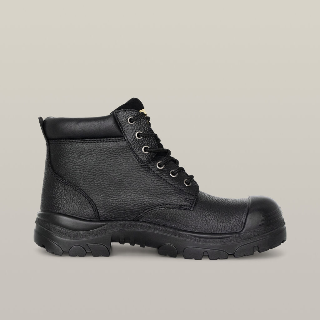 Hard Yakka Gravel Lace Up Steel Toe Safety Boot - Black (Y60086)