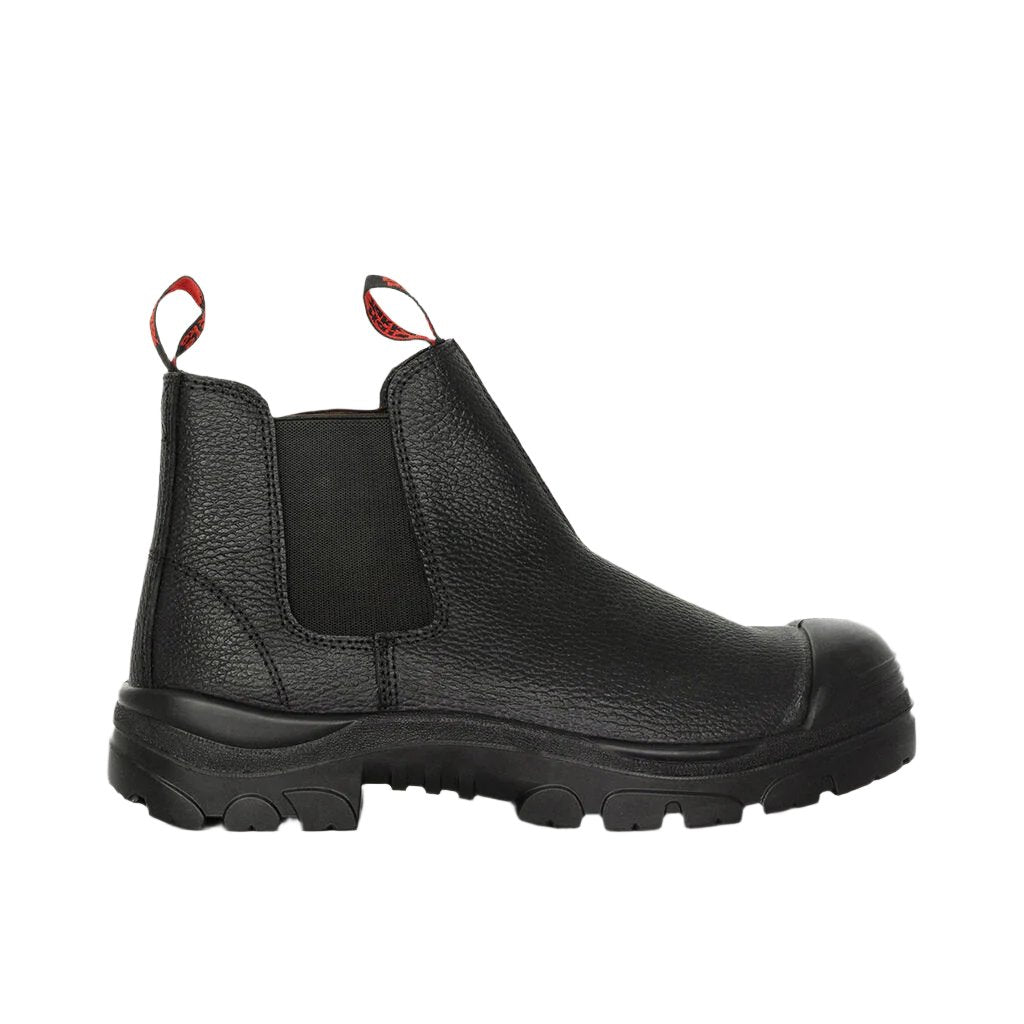 Hard Yakka Grit Pull On Steel Toe Safety Boot - Black (Y60088)