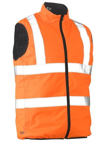 Bisley-Taped-Hi-Vis-Reversible-Puffer-Vest