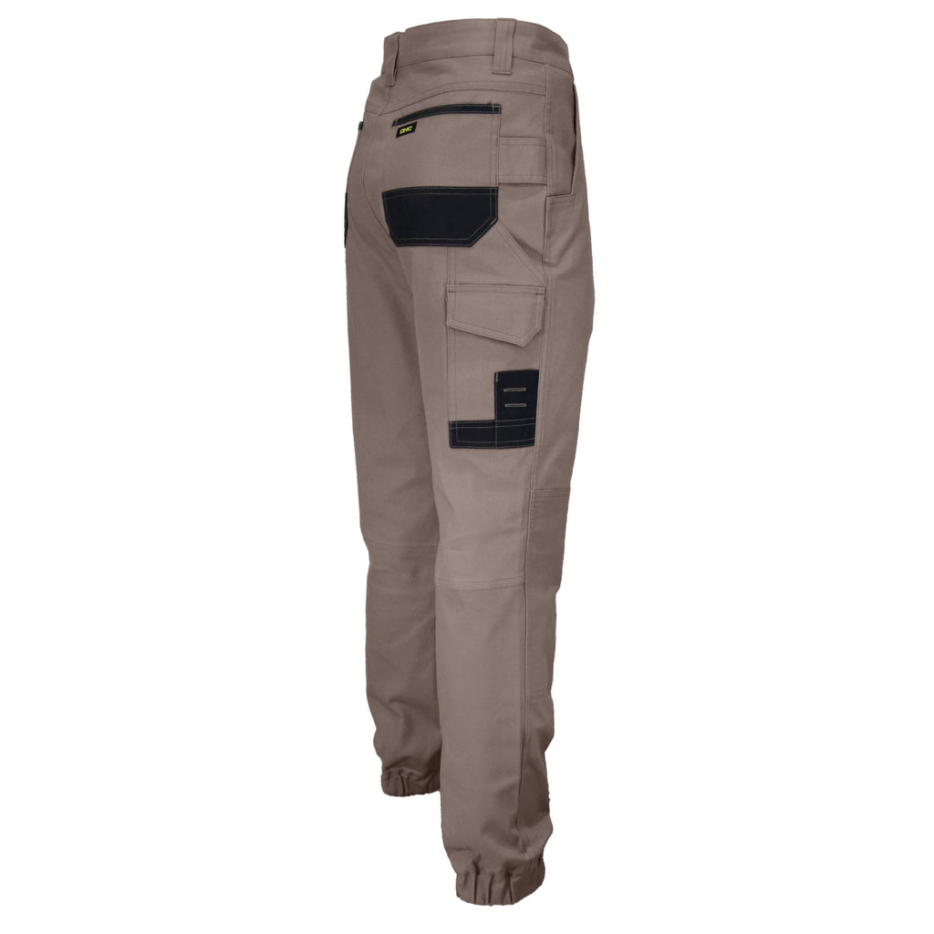 DNC SlimFlex Tradie Cargo Pants- Elastic Cuffs (3376)