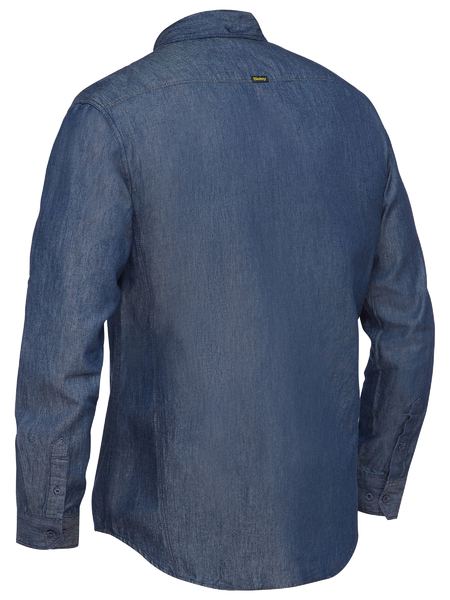 Bisley Mens Long Sleeve Denim Work Shirt (BS6602)