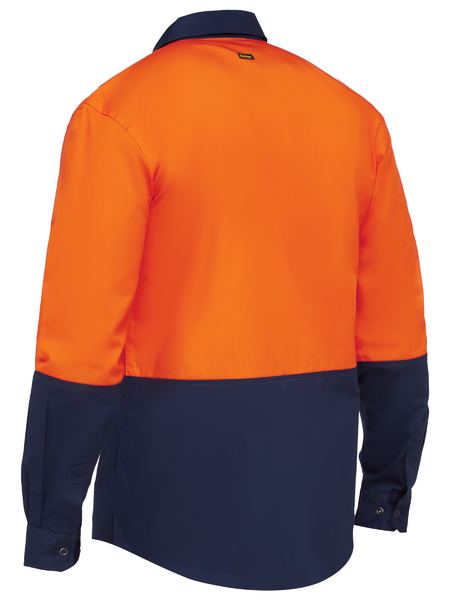 Bisley Two Tone Hi Vis Long Sleeve Shirt (BS6442)