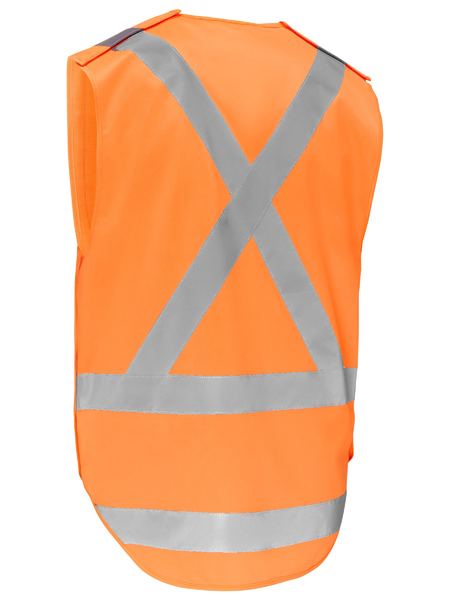 Bisley X Taped Hi Vis Detachable Safety Vest (BV0440XT)